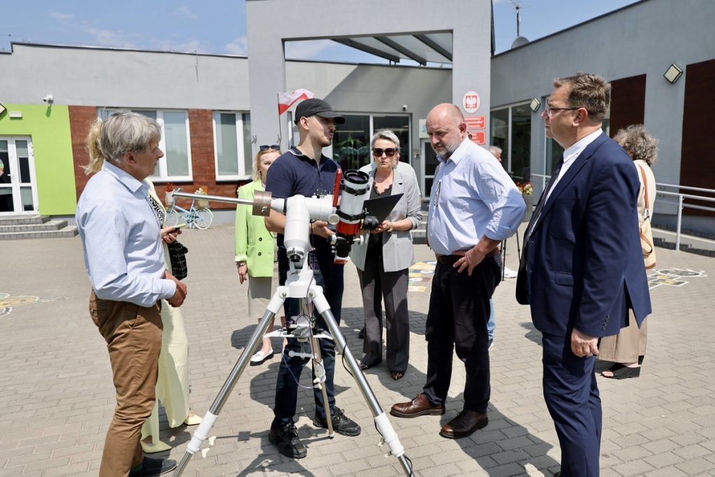 Visit to the Astro Base in Gostycyn, photo by Andrzej Goiński/UMWKP