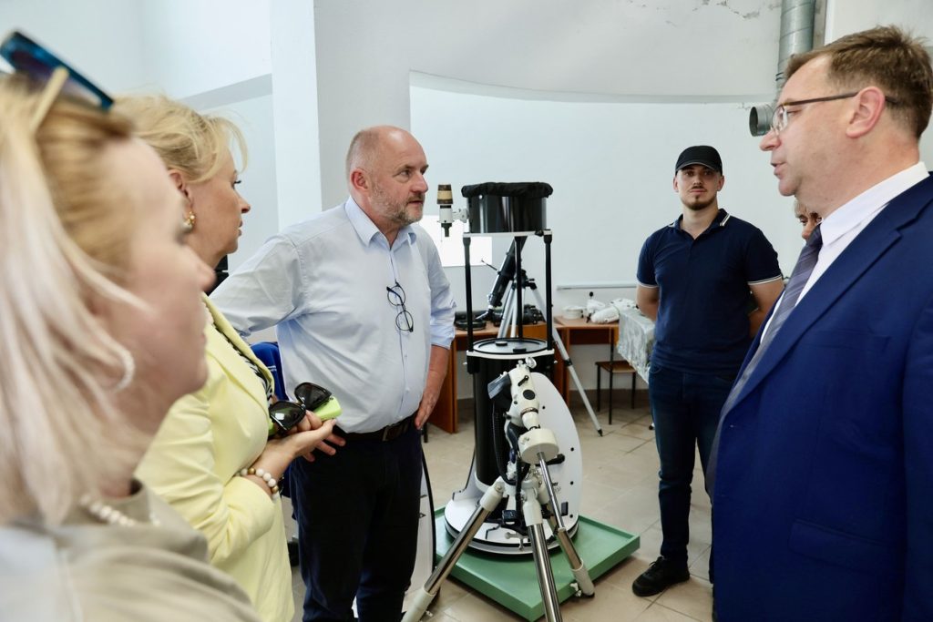 Visit to the Astro Base in Gostycyn, photo by Andrzej Goiński/UMWKP