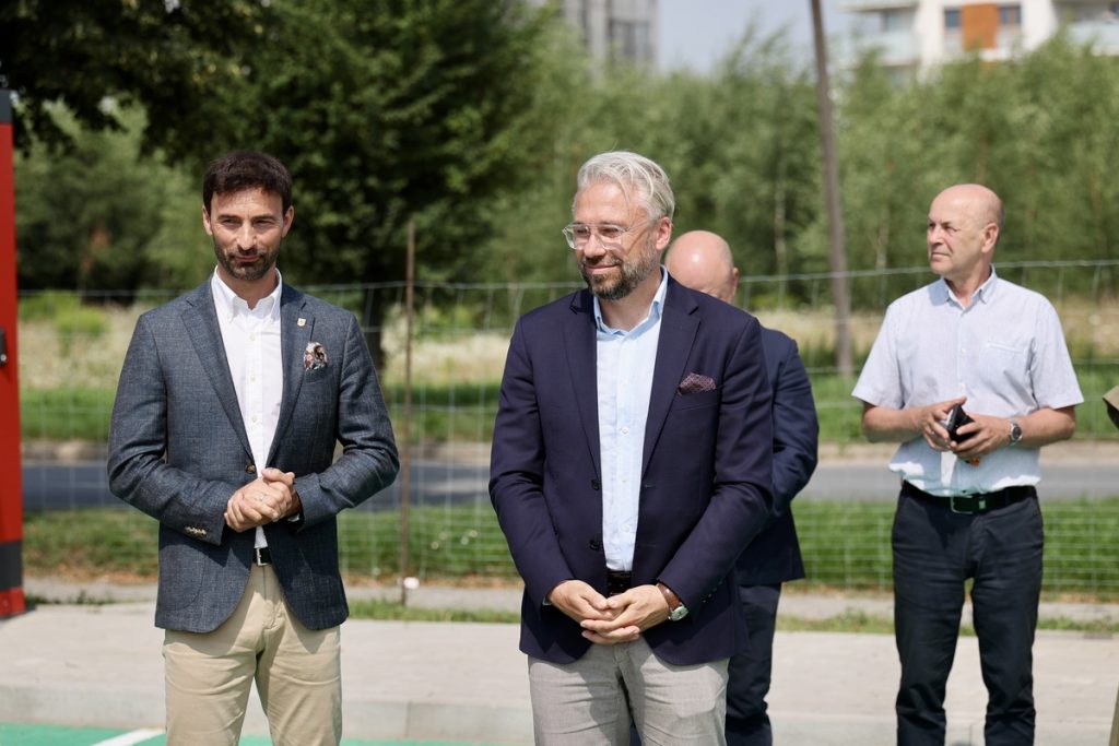 Uruchomienie stacji ładowania autobusów elektrycznych w Rypinie, fot. Andrzej Goiński/UMWKP