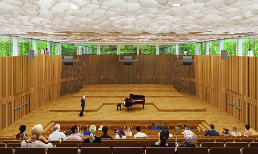Wizualizacja rozbudowy Filharmonii Pomorskiej, graf. FP