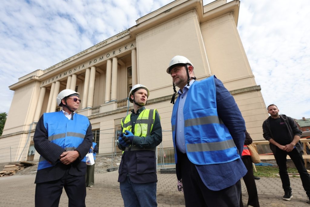 Site visit to the Pomeranian Philharmonic investment project, photo by Tomasz Czachorowski/eventphoto for UMWKP