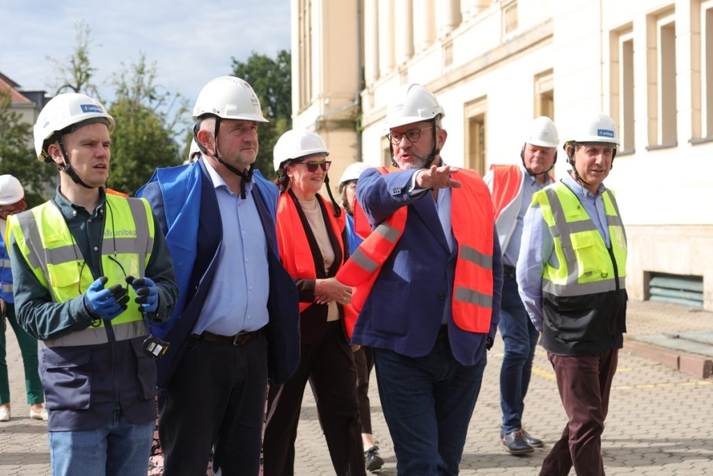 Site visit to the Pomeranian Philharmonic investment project, photo by Tomasz Czachorowski/eventphoto for UMWKP