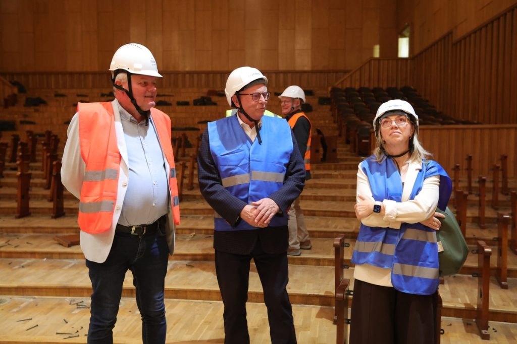 Site visit to the Pomeranian Philharmonic investment project, photo by Tomasz Czachorowski/eventphoto for UMWKP
