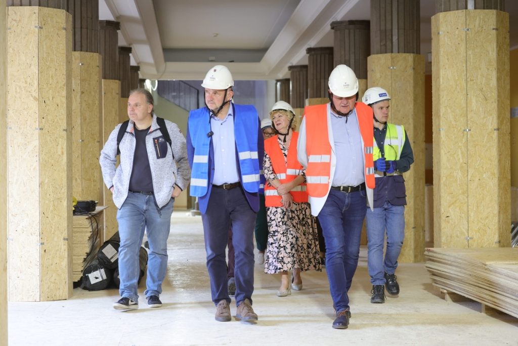 Site visit to the Pomeranian Philharmonic investment project, photo by Tomasz Czachorowski/eventphoto for UMWKP