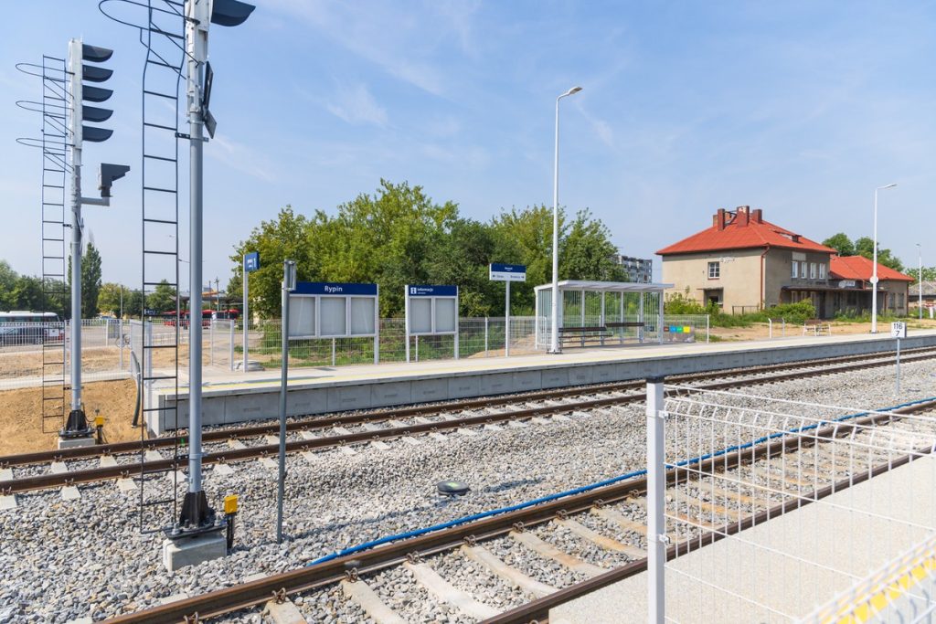 Remont dworca kolejowego w Rypinie, fot. Andrzej Goiński/UMWKP