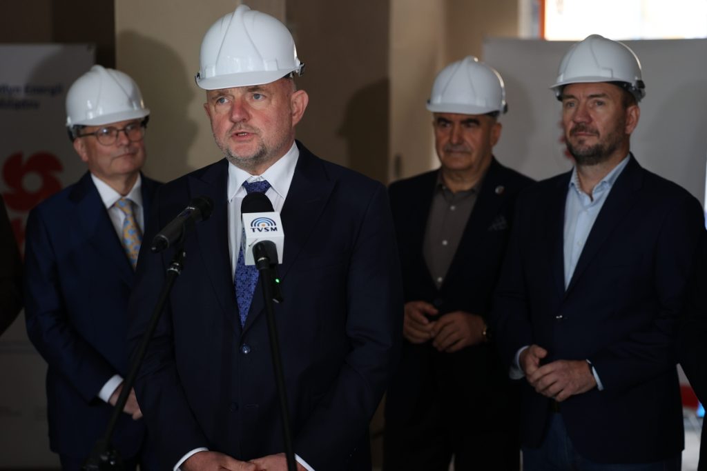 Wmurowanie kamienia węgielnego pod budowę Młyna Energii w Grudziądzu, fot. Mikołaj Kuras dla UMWKP