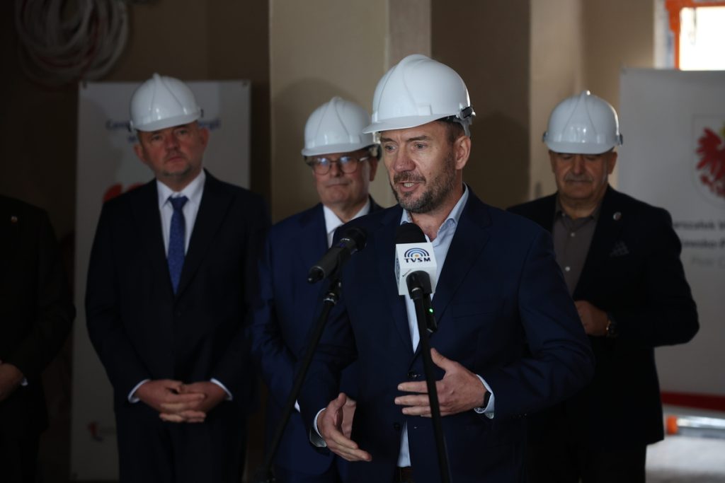 Wmurowanie kamienia węgielnego pod budowę Młyna Energii w Grudziądzu, fot. Mikołaj Kuras dla UMWKP