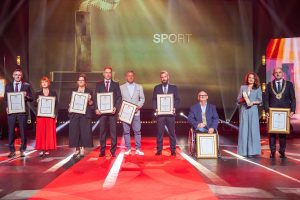Laureaci Nagród Marszałka w kategorii „Sport”, fot. Szymon Zdziebło, tarantoga.pl dla UMWKP