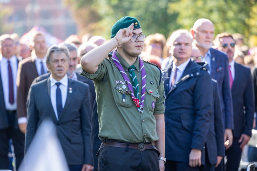 National Day of Remembrance for the Victims of the 1939 German Pomeranian Crime, ceremony at the monument in the Memory Park in Toruń, photo by Mikołaj Kuras for the UMWKP