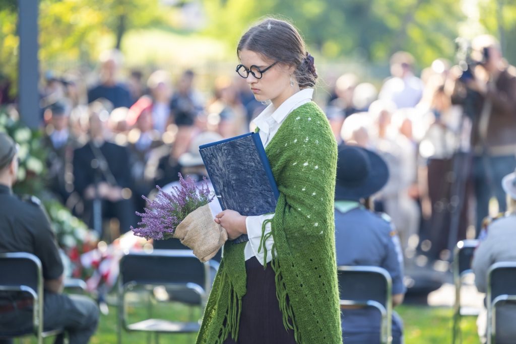 National Day of Remembrance for the Victims of the 1939 German Pomeranian Crime, ceremony at the monument in the Memory Park in Toruń, photo by Mikołaj Kuras for the UMWKP