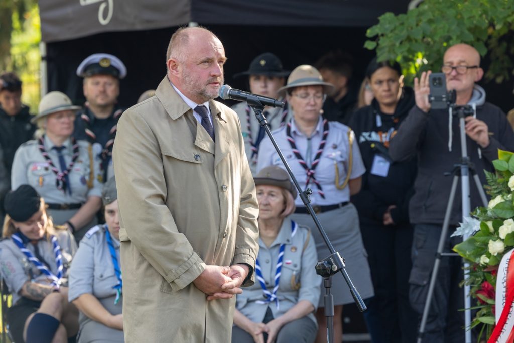 National Day of Remembrance for the Victims of the 1939 German Pomeranian Crime, ceremony at the monument in the Memory Park in Toruń, photo by Mikołaj Kuras for the UMWKP