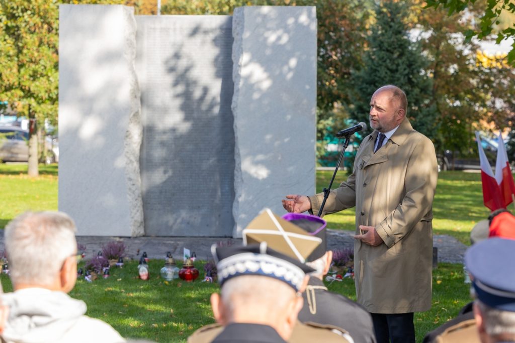 National Day of Remembrance for the Victims of the 1939 German Pomeranian Crime, ceremony at the monument in the Memory Park in Toruń, photo by Mikołaj Kuras for the UMWKP