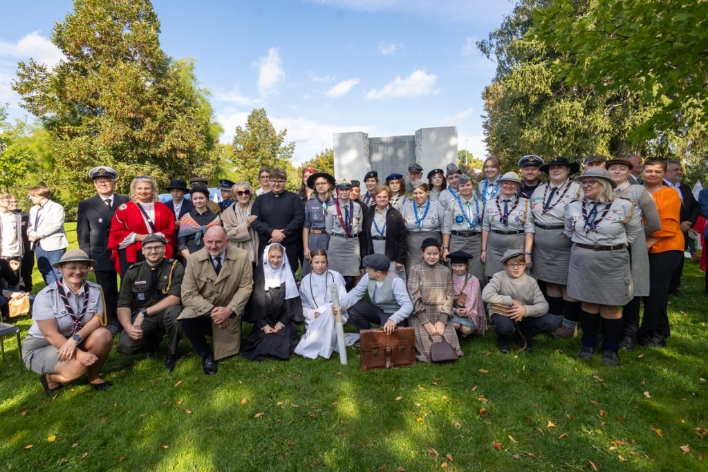 National Day of Remembrance for the Victims of the 1939 German Pomeranian Crime, ceremony at the monument in the Memory Park in Toruń, photo by Mikołaj Kuras for the UMWKP