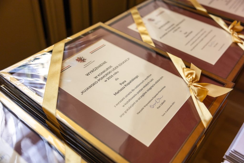 Rozstrzygnięcie konkursu Kujawsko-Pomorski Lider Edukacji, fot. Szymon Zdziebło/tarantoga.pl dla UMWKP
