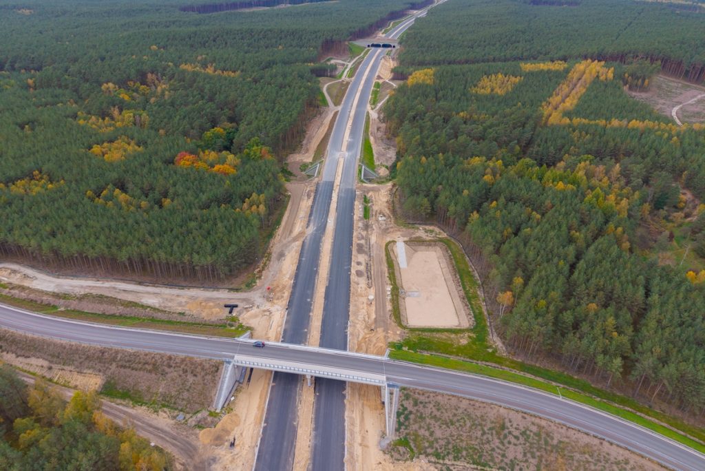 Budowa drogi ekspresowej S-10 na odcinku Bydgoszcz-Toruń, fot. Mikołaj Kuras dla UMWK