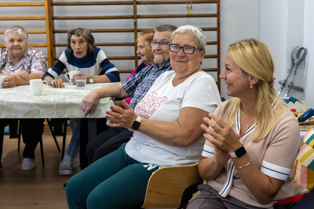 Zajęcia dla seniorów w Trzebczyku Szlacheckim, fot. Mikołaj Kuras dla UMWKP