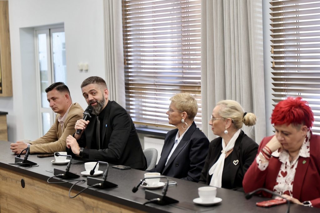 Spotkanie w Starostwie Powiatowym w Mogilnie, fot. Andrzej Goiński/UMWKP