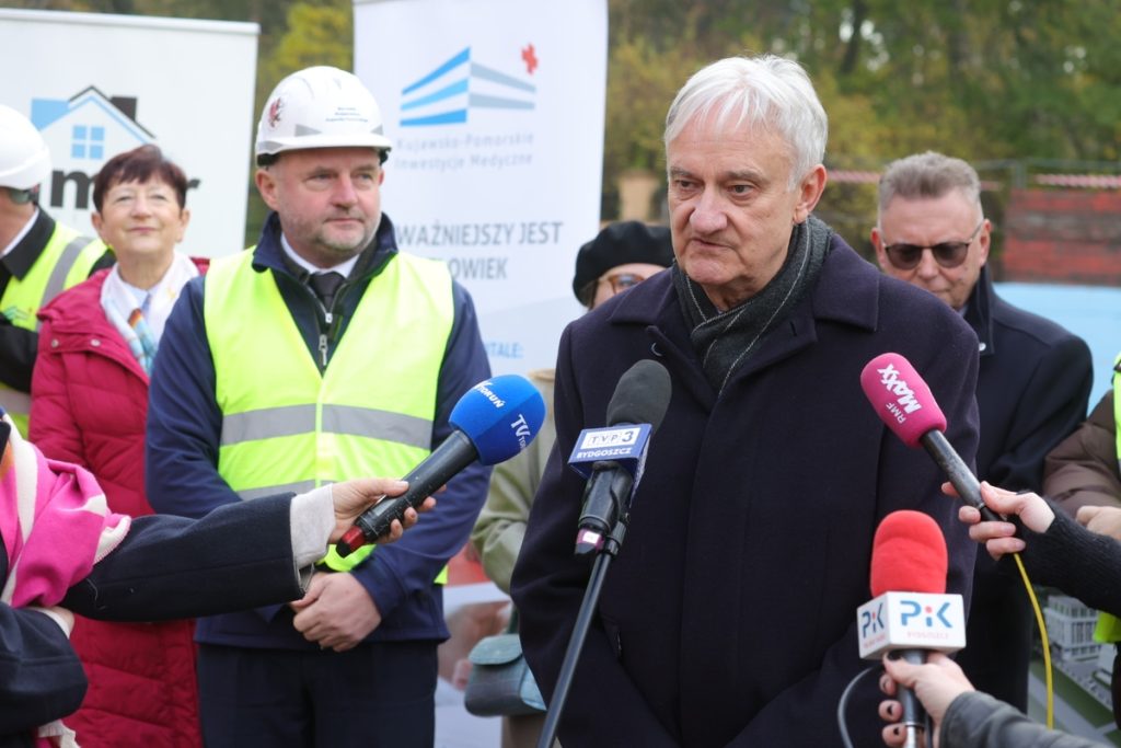 Ceremonia wbicia pierwszej łopaty na budowie Centrum Zdrowia Psychicznego, fot. Tomasz Czachorowski/eventphoto dla UMWKP