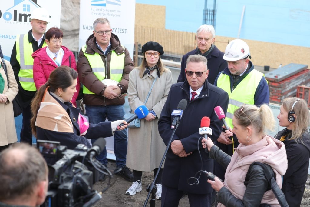 Ceremonia wbicia pierwszej łopaty na budowie Centrum Zdrowia Psychicznego, fot. Tomasz Czachorowski/eventphoto dla UMWKP