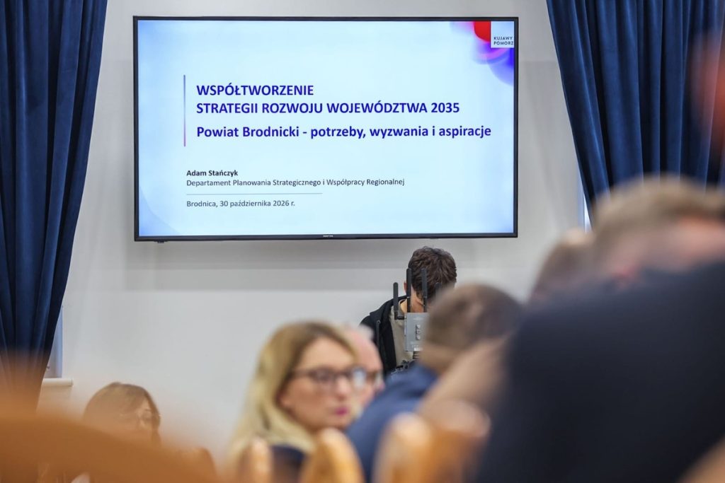 Spotkanie z samorządowcami powiatu brodnickiego, fot. Szymon Zdziebło/tarantoga dla UMWKP
