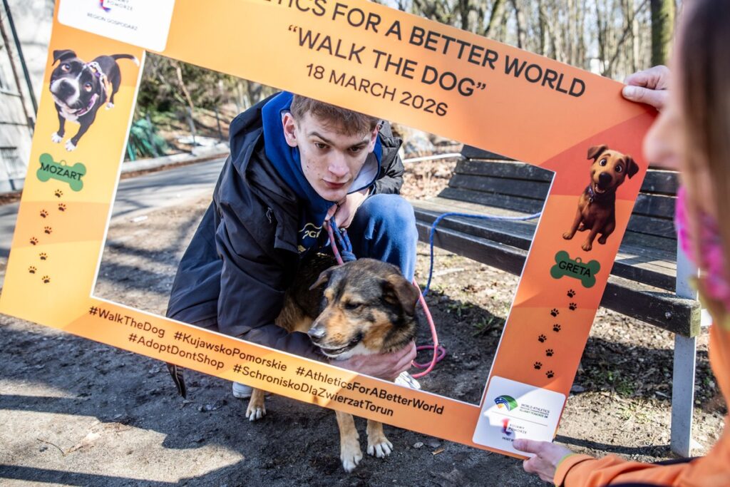 „Walk the dog - HMŚ Kujawy Pomorze 2026, fot. Andrzej Goiński/UMWKP