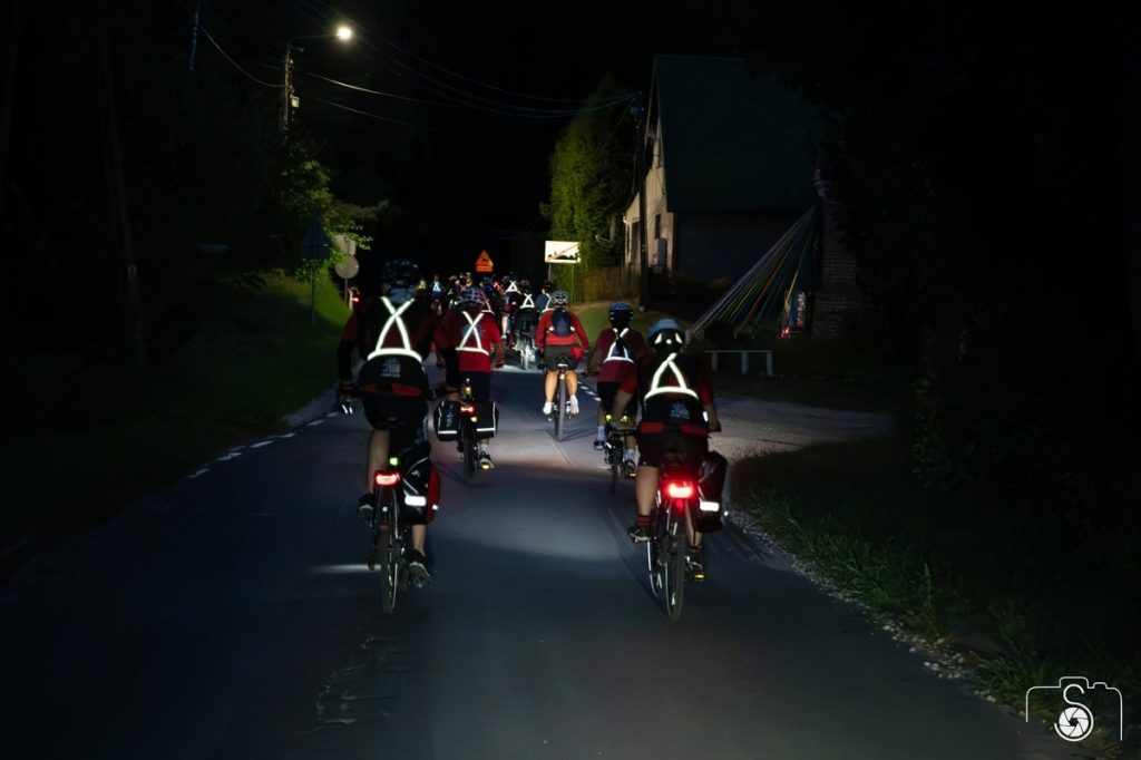 Nocny rajd rowerowy, fot. ED foto