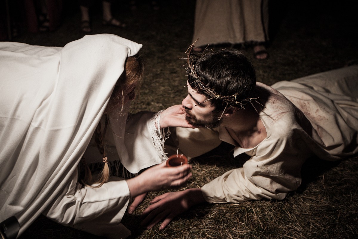 Misterium Męki Pańskiej w Grębocinie, fot. Andrzej Goiński/UMWKP