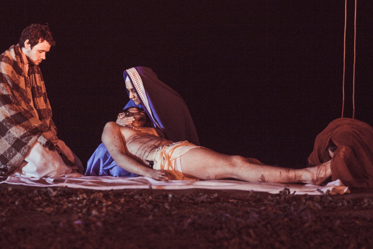 Misterium Męki Pańskiej w Grębocinie, fot. Andrzej Goiński/UMWKP