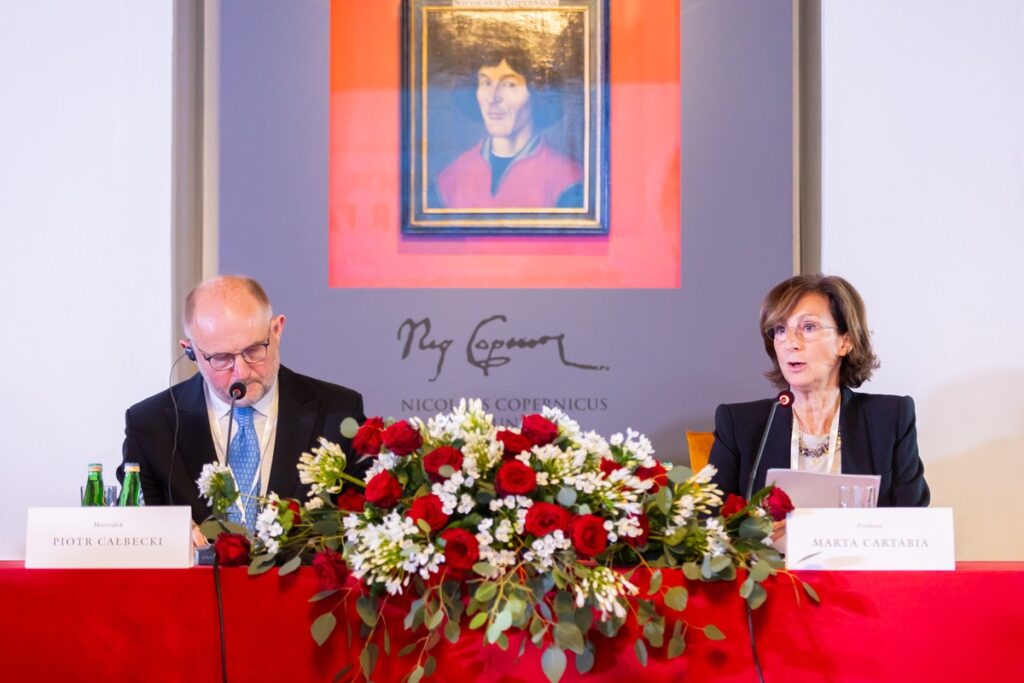 Marta Cartabia w Toruniu, 1 czerwca 2026, Colloquium Charitativum i gala Nagrody Mikołaja Kopernika Fides et Ratio, fot. Mikołaj Kuras dla UMWKP