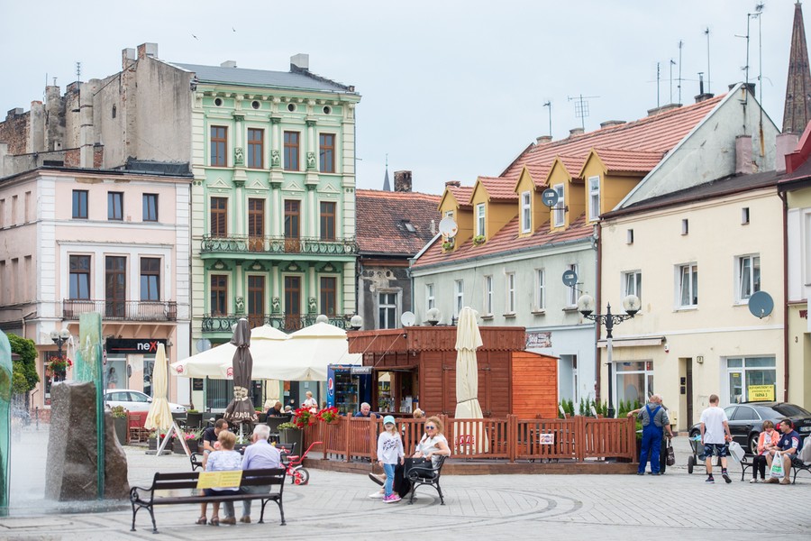 Rynek w Inowrocławiu, fot. Łukasz Piecyk
