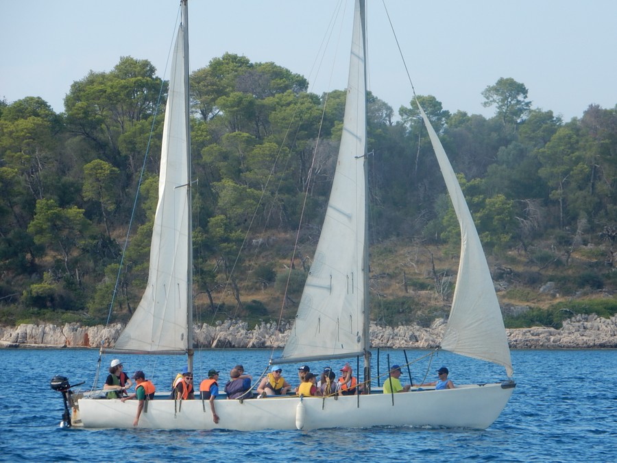 Pobyt młodzieży z kujawsko-pomorskich astrobaz na obozie żeglarskim w Chorwacji 