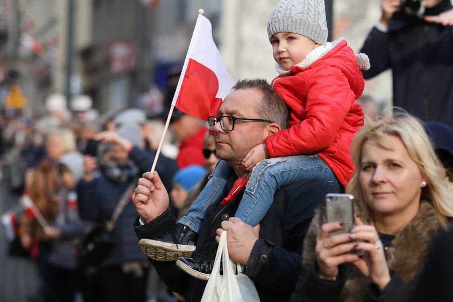 Obchody Narodowego Święta Niepodległości w Bydgoszczy, fot. Roman Bosiacki
