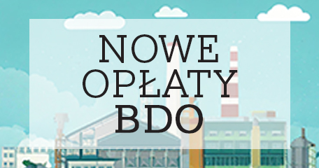 Baner - Nowe opłaty BDO