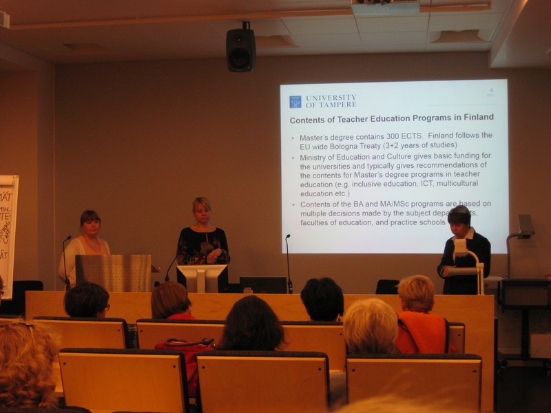 Wykład na Uniwersytecie Tampere