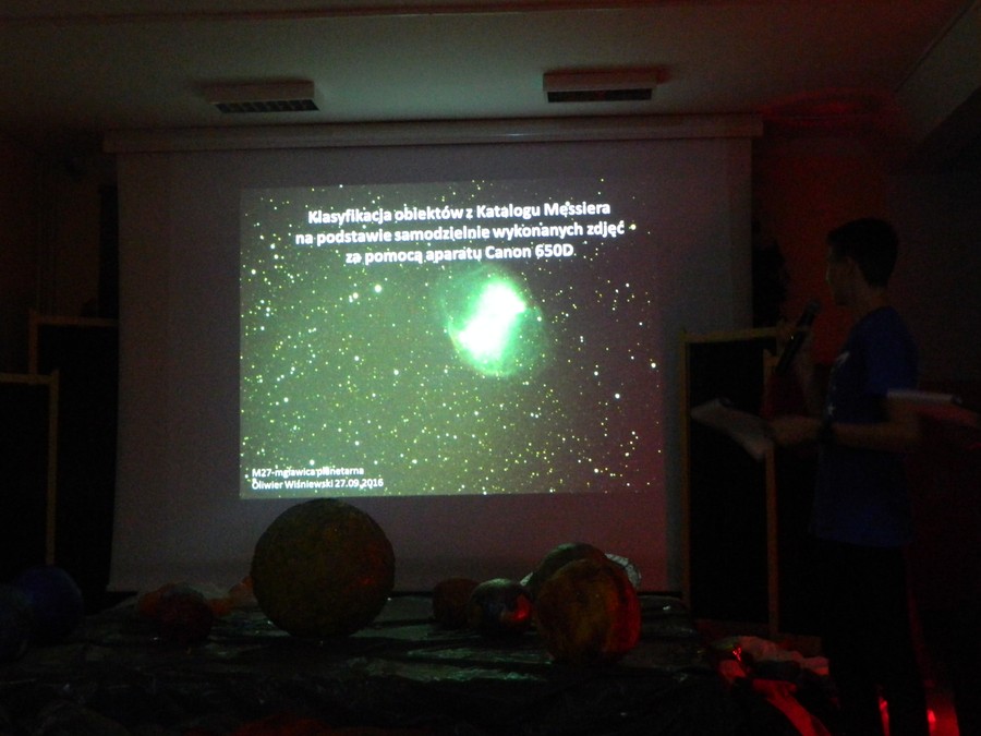 Zgrany Astroteam- prezentacja projektu- Klasyfikacja obiektów z katalogu Messiera na podstawie samodzielnie wykonanych zdjęć