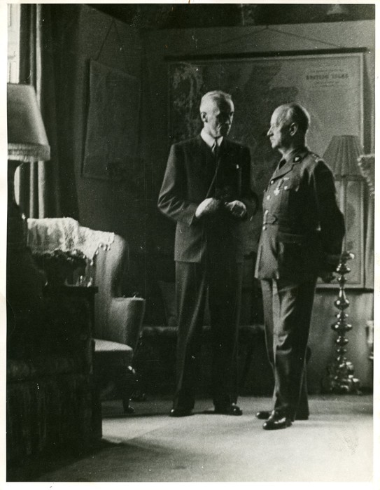 W. Raczkiewicz i gen. W. Sikorski, Londyn 1942, fot. Archiwum Emigracji UMK