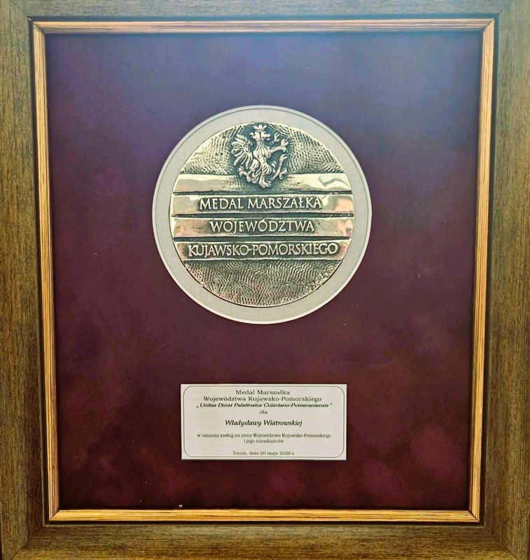 Medal dla Władysławy Wiatrowskiej, fot. UMKKP