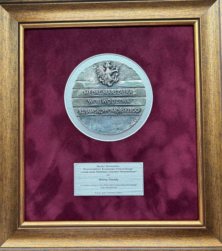 Medal dla Heleny Zawady, fot. UMKKP