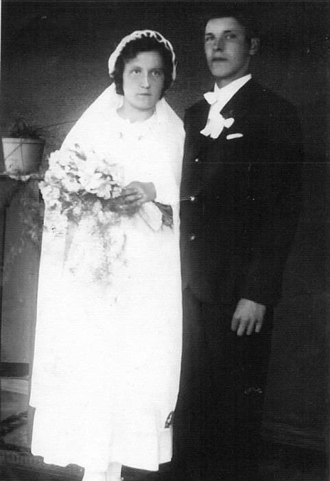 Bernard Janecki z żoną Elżbietą, zdjęcie wykonane w 1936 roku, fot. archiwum prywatne