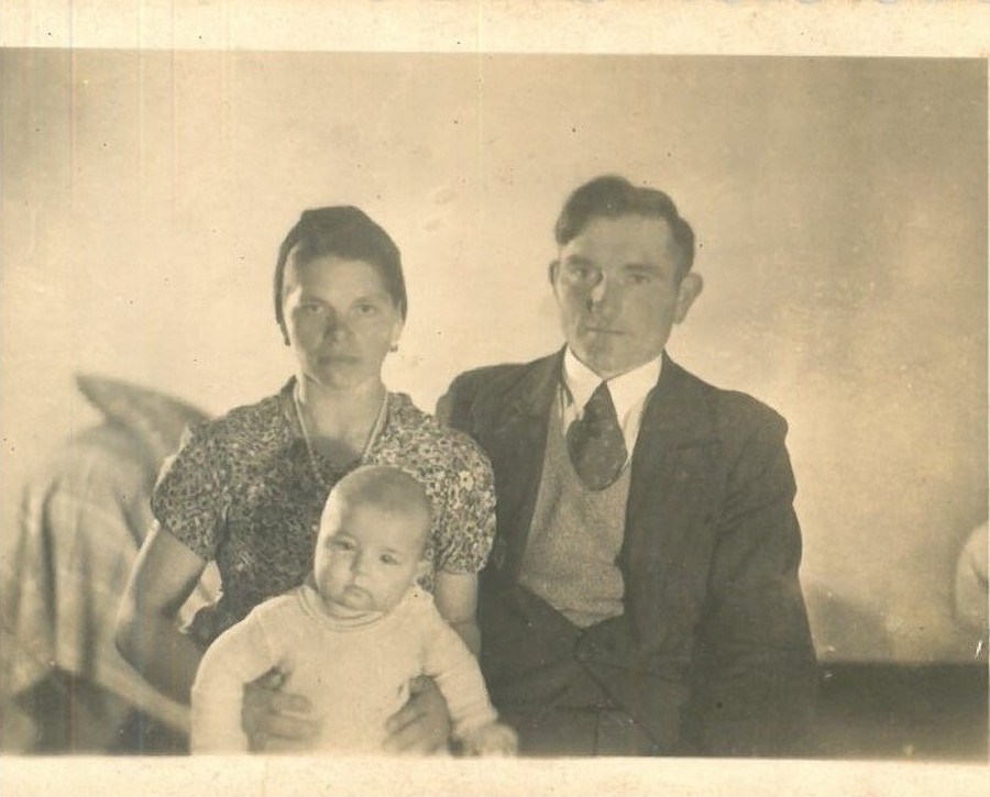 Helena Zaranek z mężem Szczepanem i córką fot. archiwum prywatne