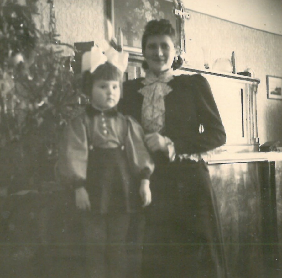 Seweryna Żwańska z córką Bogusławą, fot. archiwum prywatne