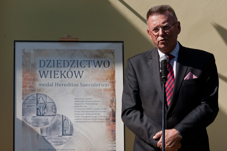 Uroczystość wręczenia Medali Hereditas Saeculorum w Kłóbce, fot. Andrzej Goiński