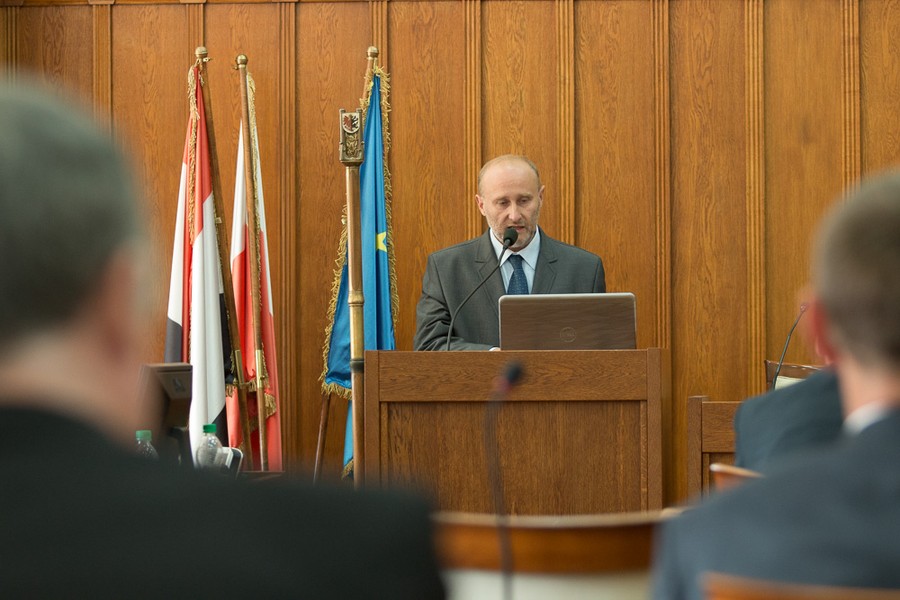 Sesja sejmiku województwa, 27 września 2015 roku, fot. Szymon Zdziebło