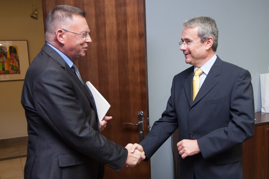 Wizyta ambasadora Słowenii, fot. Andrzej Goiński