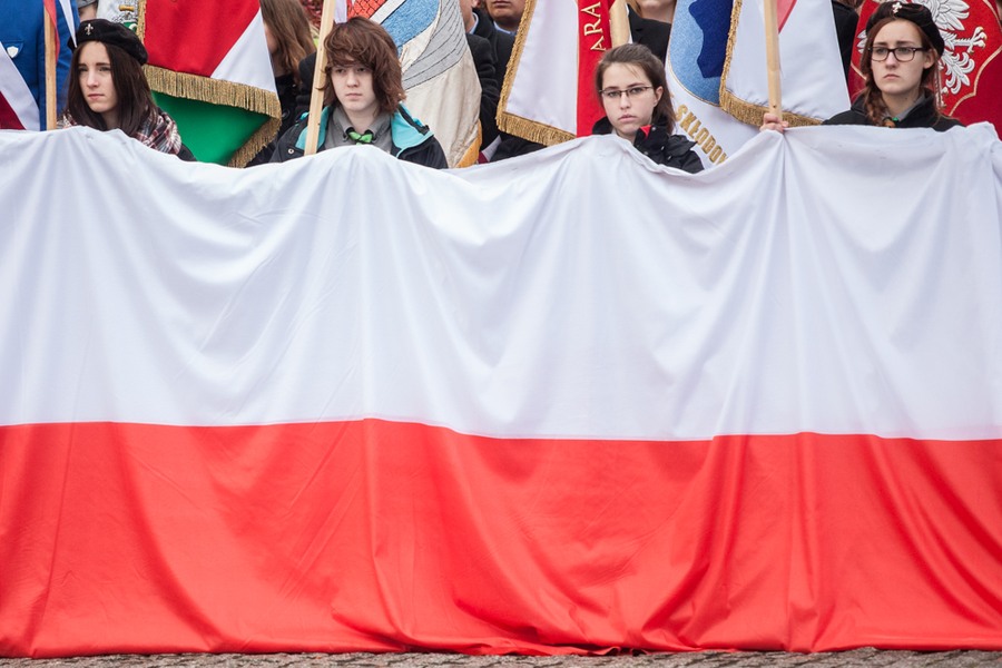 Obchody Święta Niepodległości w Toruniu, fot. Andrzej Goiński