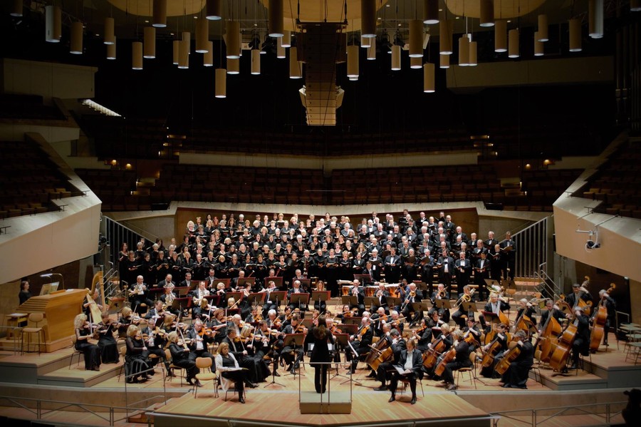Próba generalna koncertu z okazji 40-lecia współpracy Filharmonii Pomorskiej z chórem Berliner Cappella, fot. Filharmonia Pomorska
