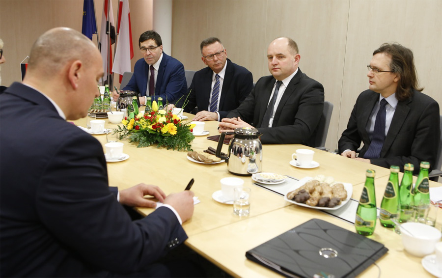 Minister Rainer Robra z oficjalną wizytą w Kujawsko-Pomorskiem, fot. Mikołaj Kuras