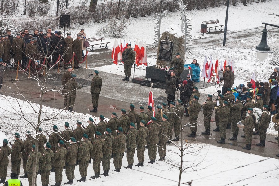 Obchody Narodowego Dnia Pamięci Żołnierzy Wyklętych w Toruniu, fot. Andrzej Goiński
