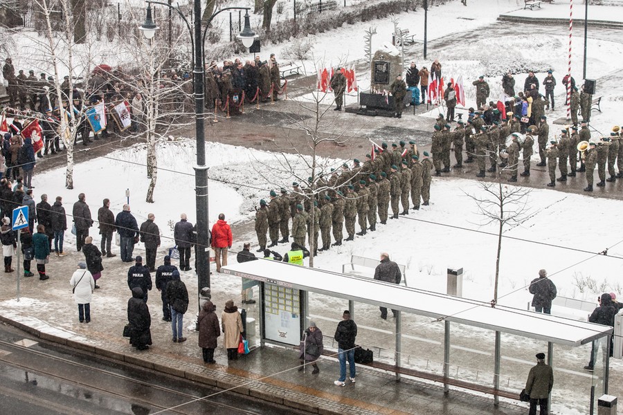 Obchody Narodowego Dnia Pamięci Żołnierzy Wyklętych w Toruniu, fot. Andrzej Goiński