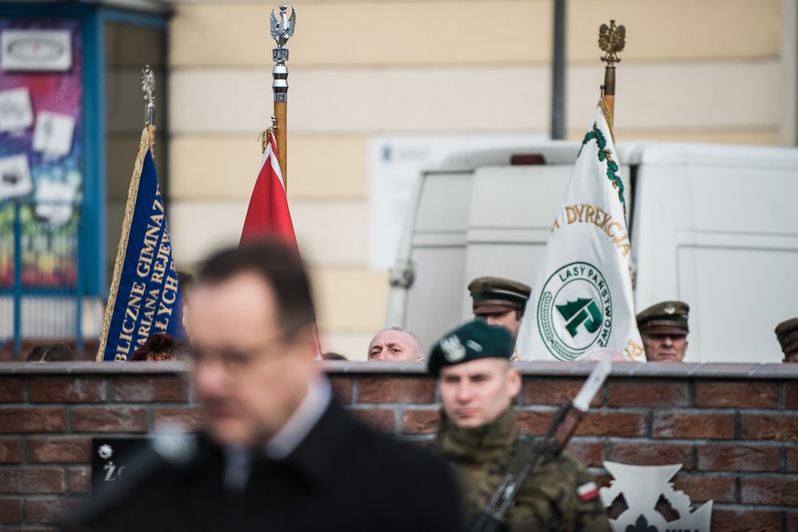 Obchody Narodowego Dnia Żołnierzy Wyklętych, Białe Błota, fot. Tymon Markowski 